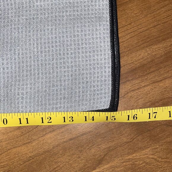 Clothlete Split Golf Bag Towel Ev-ry Logo 15 X 40 Inches Gray Waffle Weave - Picture 4 of 11